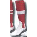 Traditional 2 in 1 Baseball Socks w/ Pattern C Heel & Toe (7-11 Medium)